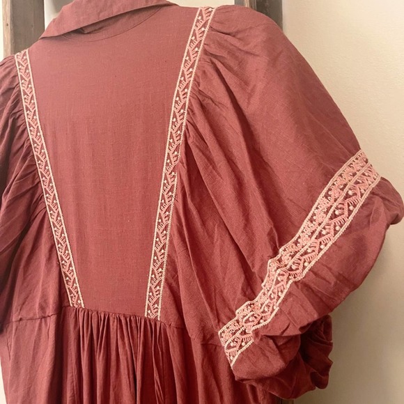 NEW Free People Samantha Shirtdress in Double Dare - Picture 13 of 16